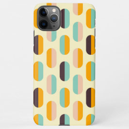 Seamless geometric pattern in retro vibes iPhone 11Pro max hoesje