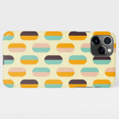 Seamless geometric pattern in retro vibes iPhone hoesje (Achterkant horizontaal)