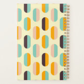 Seamless geometric pattern in retro vibes planner (Achterkant)