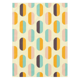 Seamless geometric pattern in retro vibes tafelkleed