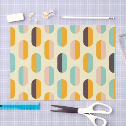 Seamless geometric pattern in retro vibes tissuepapier (Craft)