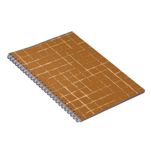 Seamless geometric pattern with abstract brush str notitieboek (Rechterzijde)