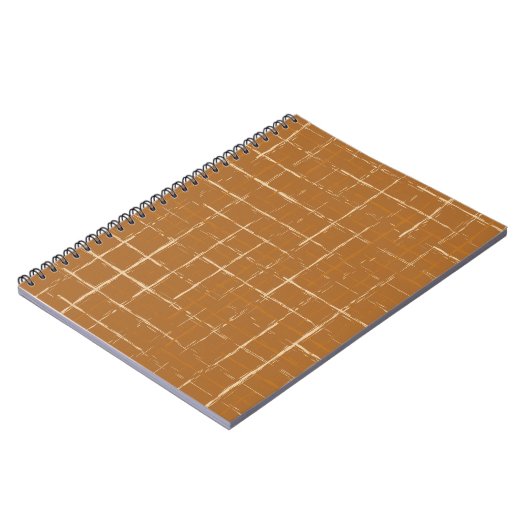 Seamless geometric pattern with abstract brush str notitieboek (Linkerzijde)