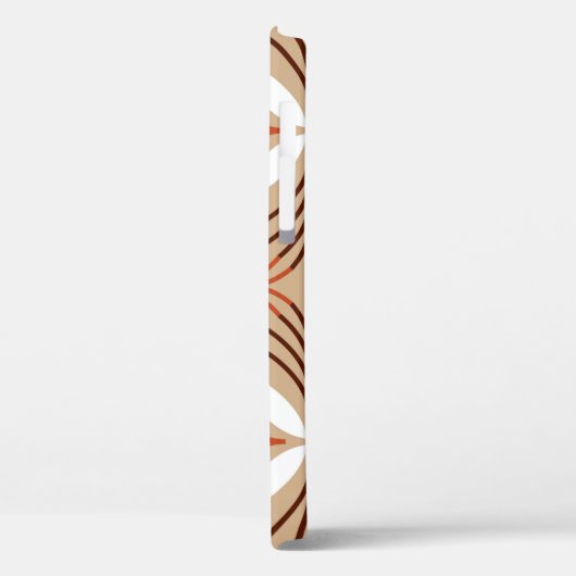 Seamless geometric pattern with flowers Case-Mate iPhone case (Achterkant / Links)