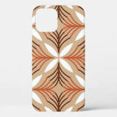 Seamless geometric pattern with flowers Case-Mate iPhone case (Achterkant)