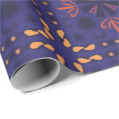 Seamless geometric pattern with orange and red  cadeaupapier (Rol Hoek)