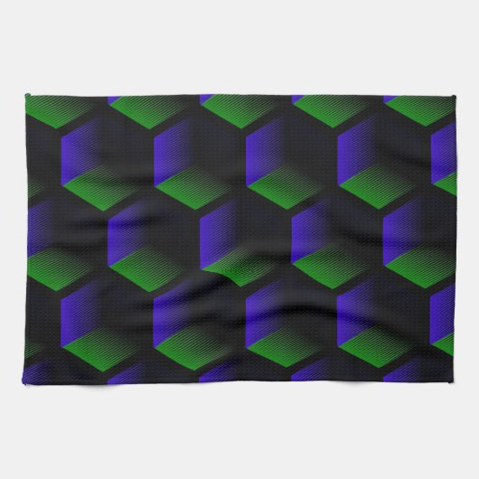 seamless geometrical square theedoek (Horizontaal)