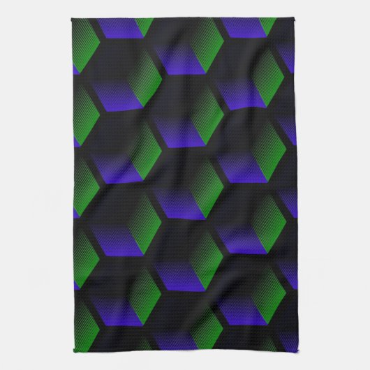 seamless geometrical square theedoek (Verticaal)