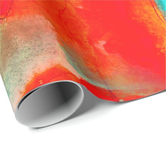 Seamless giraffe, blue, watercolor artist cadeaupapier (Rol Hoek)