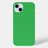 Seamless green background polka dot pattern Case-Mate iPhone case (Achterkant)