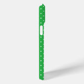 Seamless green background polka dot pattern Case-Mate iPhone case (Achterkant / Rechts)