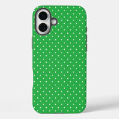 Seamless green background polka dot pattern Case-Mate iPhone case (Achterkant)