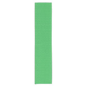 Seamless green background polka dot pattern korte tafelloper (Voorkant)