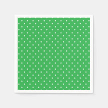 Seamless green background polka dot pattern