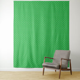 Seamless green background polka dot pattern wandkleed
