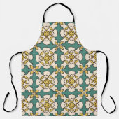 Seamless illustrated pattern made of abstract elem schort (Voorkant)
