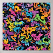 Seamless Layered Graphic: Sticker Shock Scatter Poster (Voorkant)