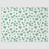 Seamless Lucky Four-Leaf Clover Pattern Tissuepapier (Voorkant)