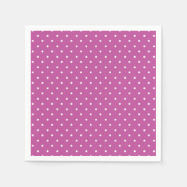 Seamless magenta background polka dot pattern servet