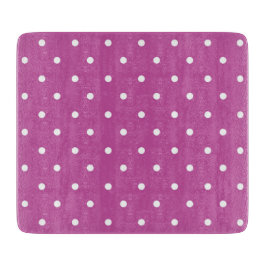 Seamless magenta background polka dot pattern snijplank