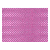 Seamless magenta background polka dot pattern tafelkleed (Voorkant (Horizontaal))