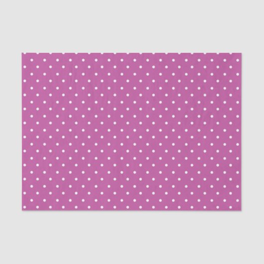 Seamless magenta background polka dot pattern tissuepapier (Voorkant)
