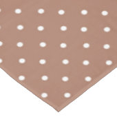 Seamless medium brown polka dot  pattern tafelkleed (Gekanteld)