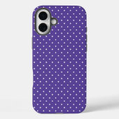 Seamless  medium purple polka dot pattern Case-Mate iPhone case (Achterkant)