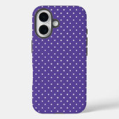 Seamless  medium purple polka dot pattern Case-Mate iPhone case (Achterkant)