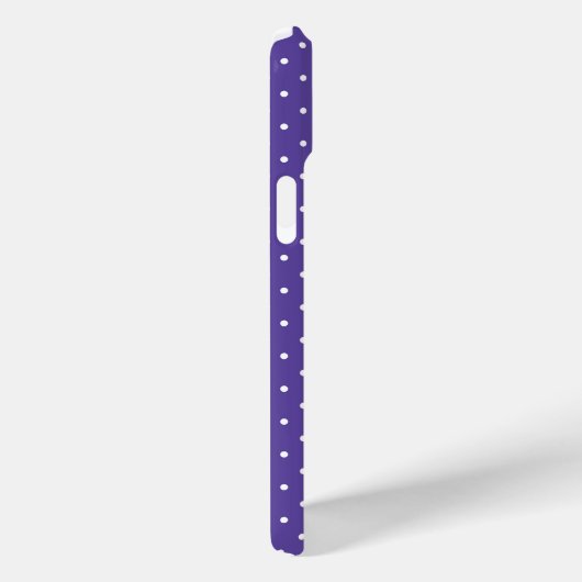 Seamless  medium purple polka dot pattern Case-Mate iPhone case (Achterkant / Rechts)