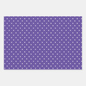 Seamless  medium purple polka dot pattern inpakpapier vel (Voorkant)