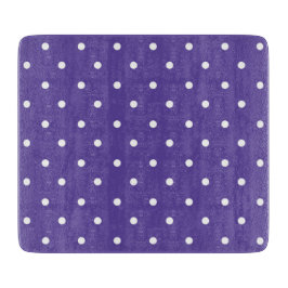 Seamless  medium purple polka dot pattern snijplank