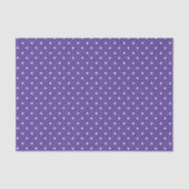 Seamless  medium purple polka dot pattern tissuepapier (Voorkant)