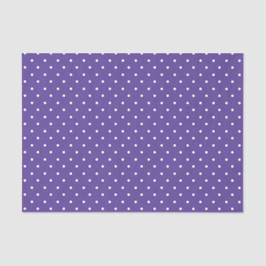 Seamless  medium purple polka dot pattern tissuepapier (Voorkant)