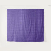 Seamless  medium purple polka dot pattern wandkleed (Voorkant (horizontaal))