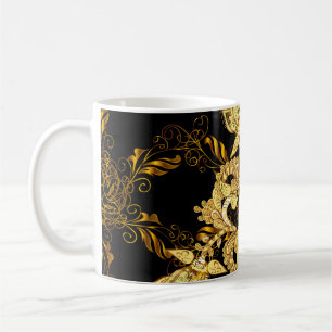 Seamless oriental ornament in the style of barok koffiemok