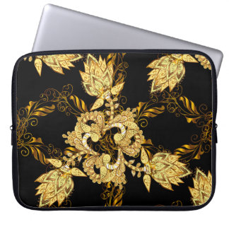 Seamless oriental ornament in the style of barok laptop sleeve