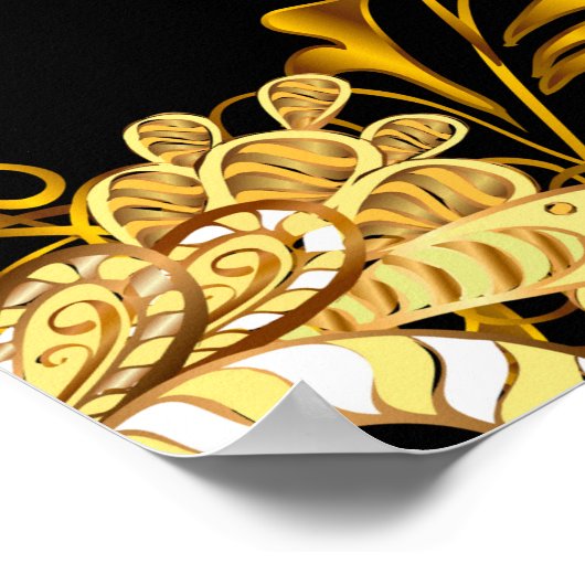 Seamless oriental ornament in the style of barok poster (Hoek)