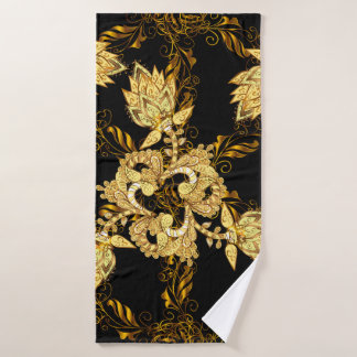 Seamless oriental ornament in the style of baroque badhanddoek