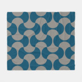 Seamless pastel pattern in 60s stijl. Wrapping pap Fleece Deken (Voorkant (Horizontaal))