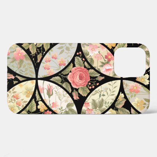 seamless patchwork floral pattern Case-Mate iPhone case (Achterkant (horizontaal))