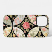 seamless patchwork floral pattern iPhone hoesje (Achterkant horizontaal)