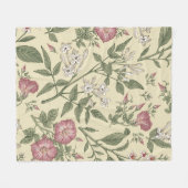 Seamless pattern. Beautiful fabric blooming realis Fleece Deken (Voorkant (Horizontaal))