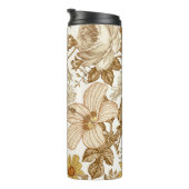 Seamless pattern. Beautiful pinoming realisti Thermosbeker (Geroteerd rechts)