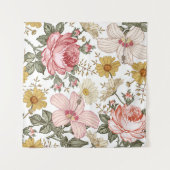 Seamless pattern. Beautiful pinoming realisti Wandkleed (Voorkant (horizontaal))