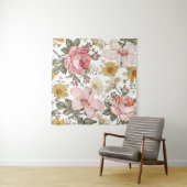 Seamless pattern. Beautiful pinoming realisti Wandkleed (In Situ (horizontaal))