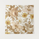 Seamless pattern. Beautiful pinoming realisti Wandkleed (Voorkant (horizontaal))