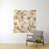 Seamless pattern. Beautiful pinoming realisti Wandkleed (In Situ (horizontaal))