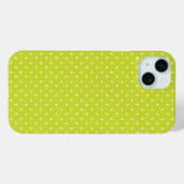 Seamless pattern  bright lime polka dot pattern Case-Mate iPhone case (Achterkant (horizontaal))