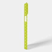 Seamless pattern  bright lime polka dot pattern Case-Mate iPhone case (Achterkant / Rechts)